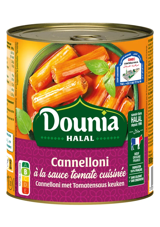Cannelloni à la tomate 800 g Dounia