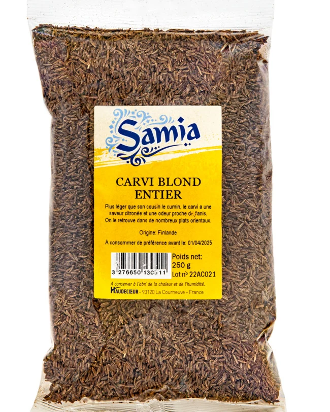 Carvi blond entier 250 g Samia