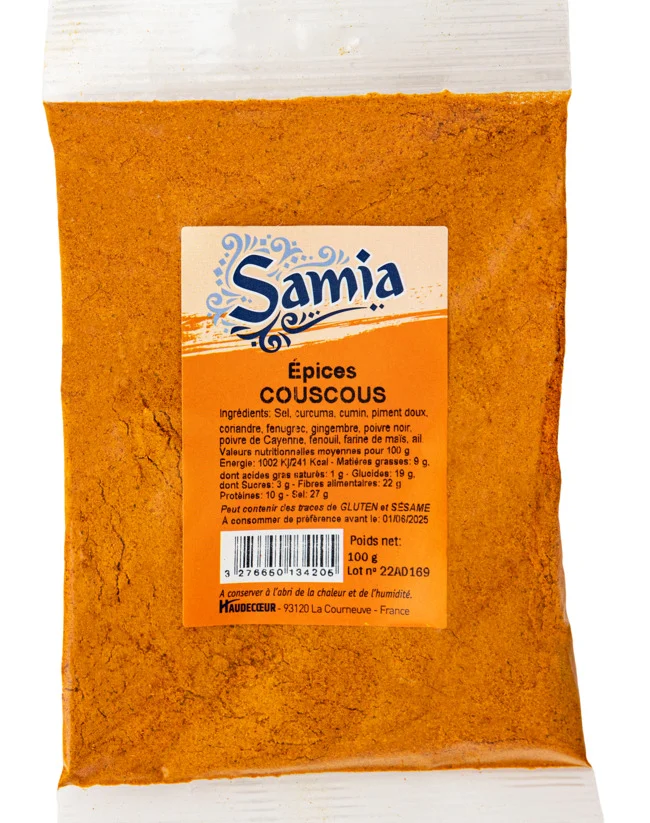 Epices pour couscous 100 g Samia
