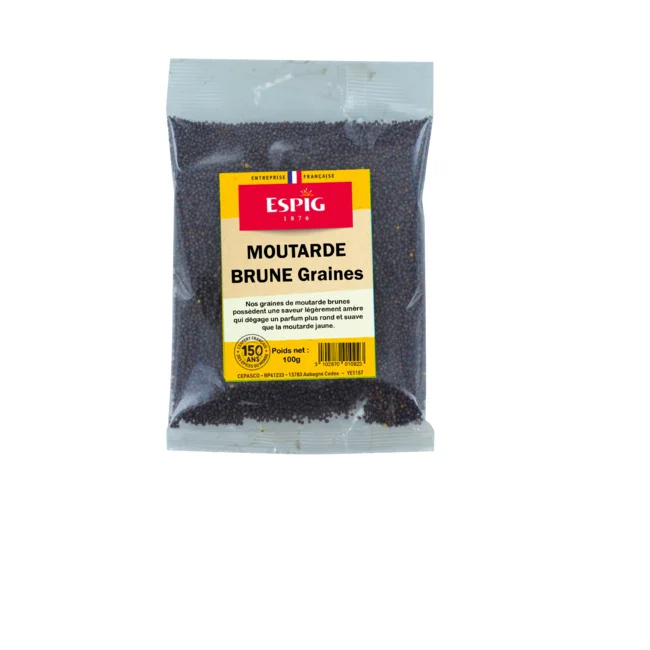 Moutarde brune 100g Espig