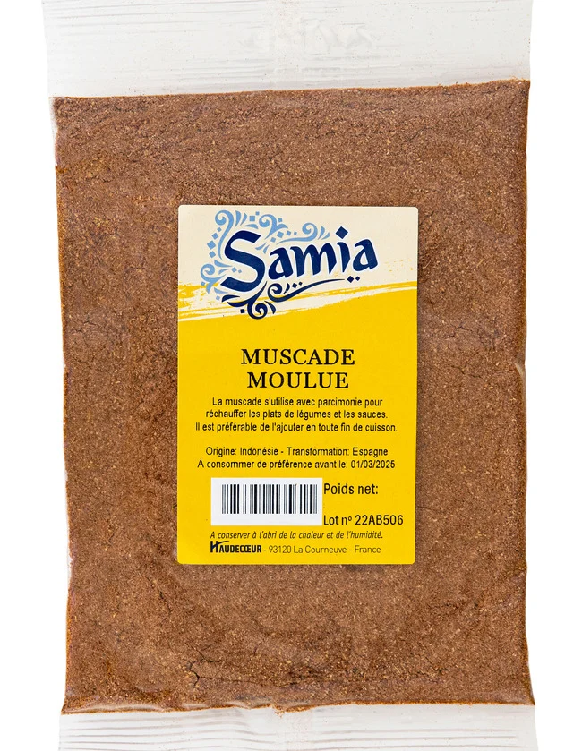 Muscade moulue 100 g Samia
