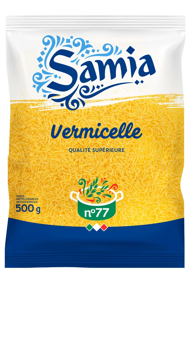 Pâtes vermicelles n°77 500 g Samia