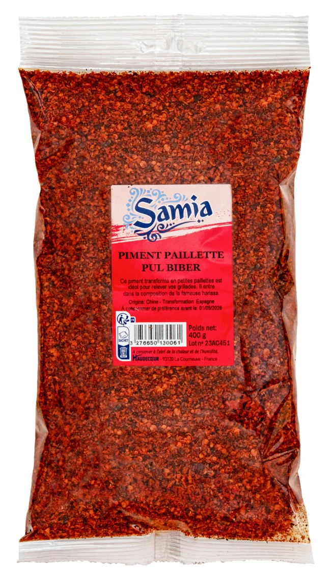 Piment paillette pul biber 400 g Samia