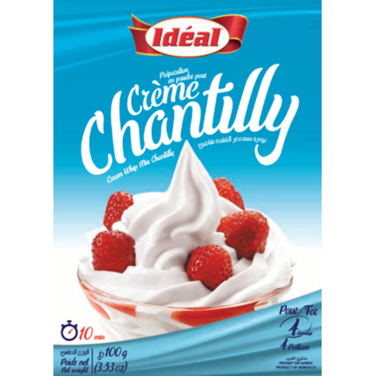 Préparation pour crème chantilly Ideal