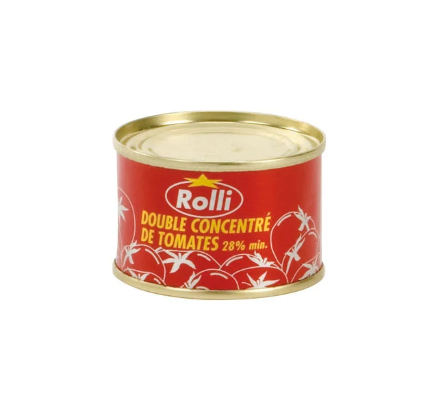 Purée de tomate double concentré  1/12 (lot de 3) 70g Rolli