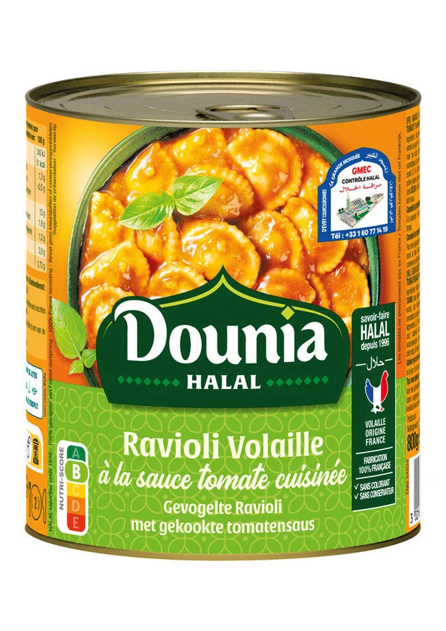 Ravioli halal volaille 800 g Dounia