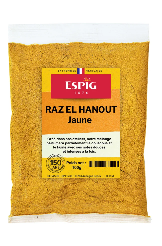 Raz el hanout jaune 100g Espig
