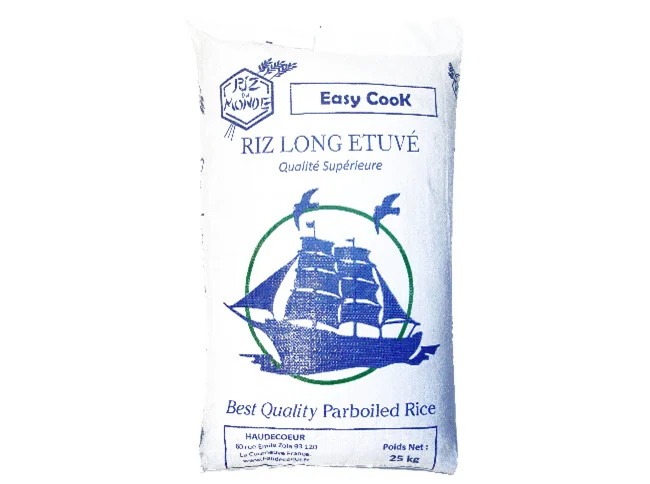 Riz long étuvé indica 25 kg Riz Du Monde