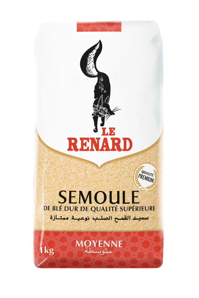 Semoule de blé moyenne 1 kg Renard