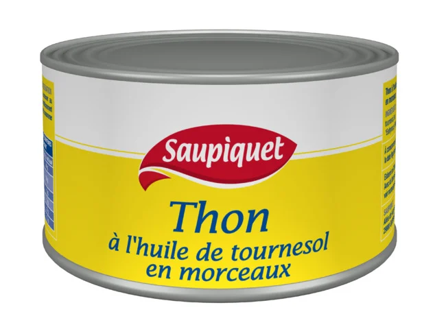 Thon en morceaux à l'huile 1/2 400 g Saupiquet