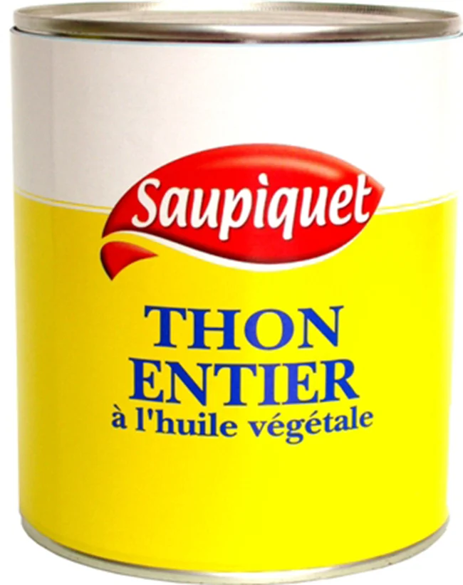 Thon en morceaux à l'huile 4/4 800 g Saupiquet