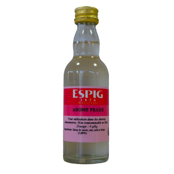 Arôme fraise sans alcool 50ml Espig