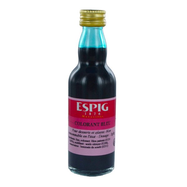 Colorant bleu liquide 50ml Espig
